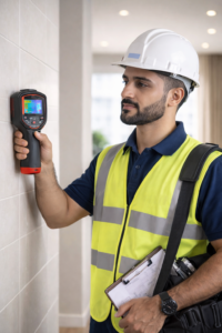 فحص مباني بمكة