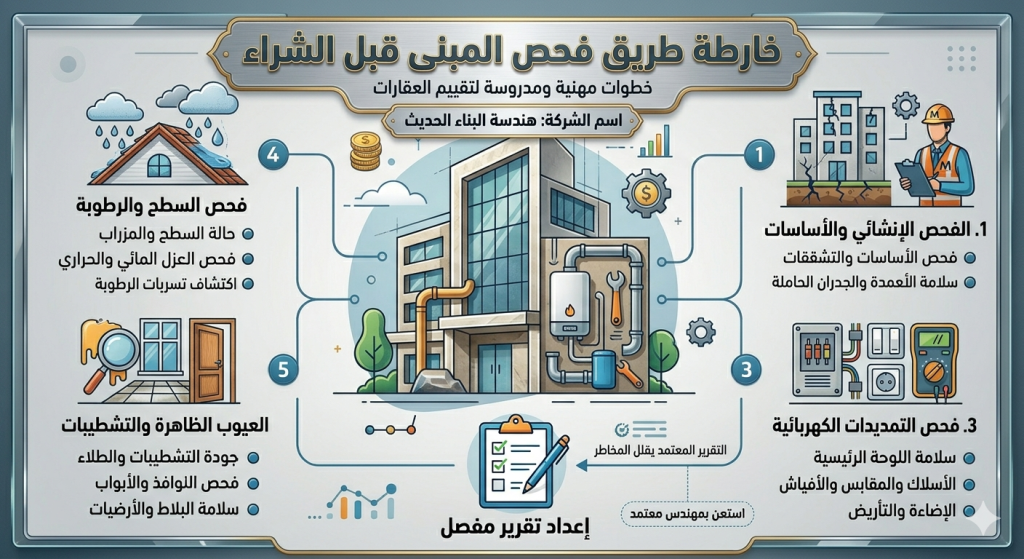  كيف يتم فحص المباني قبل الشراء